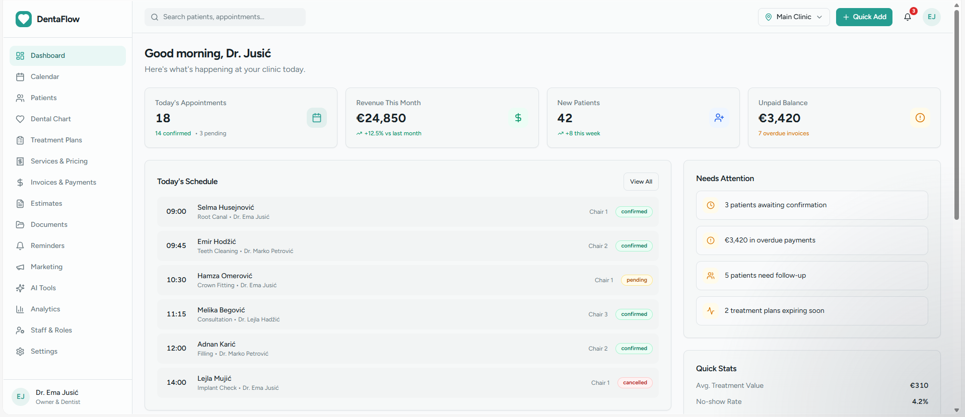 Custom CRM System